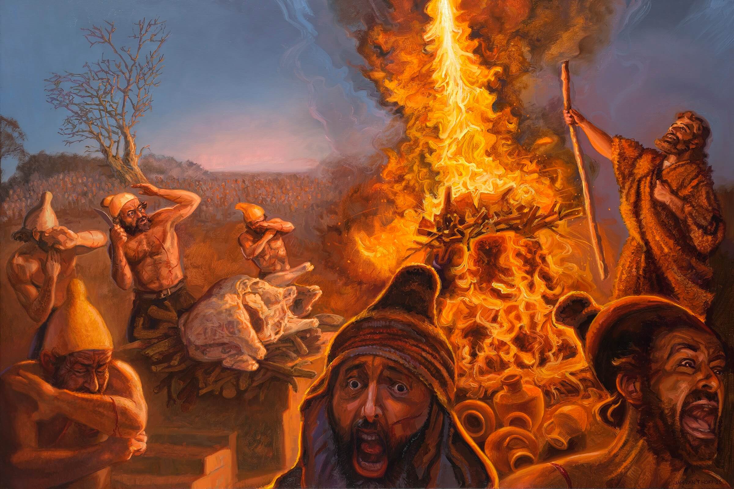 Elia op de berg Karmel