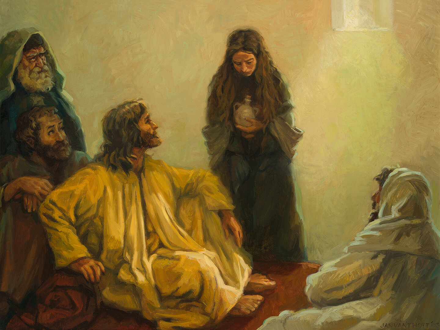 Jezus Voeten Gezalfd Door Een Zondares - Gospelimages